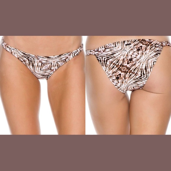 NEW $40 Volcom [ Size XL ] Lost Sea Knotted‎ Side Skimpy Bikini Bottom - Picture 1 of 12